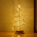 Nachttischlampe – Weihnachtsbaumform aus Kristall – Bild 1