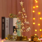 Nachttischlampe – Weihnachtsbaumform aus Kristall – Bild 3