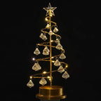 Nachttischlampe – Weihnachtsbaumform aus Kristall – Bild 5
