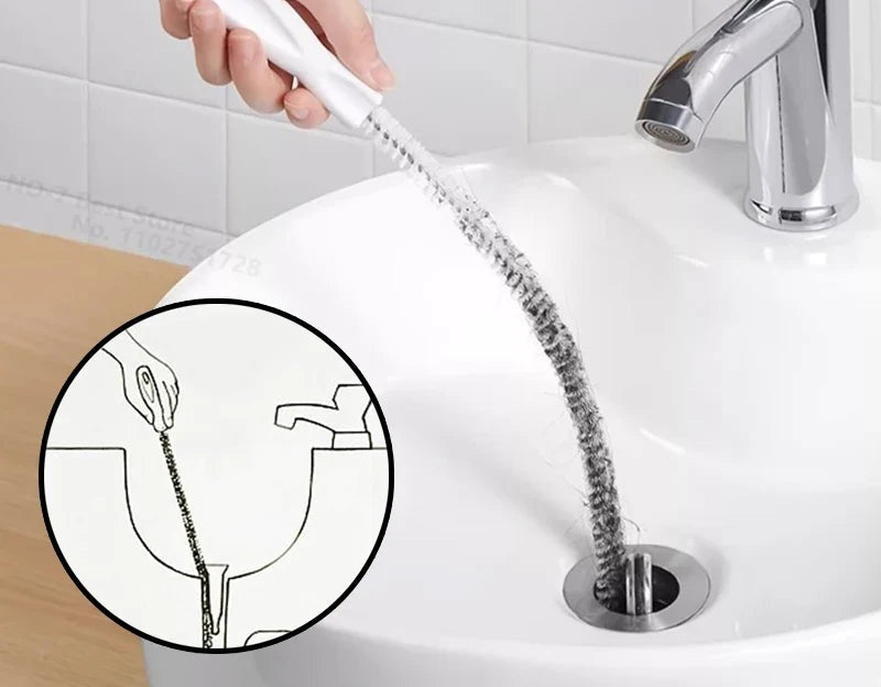 Rohrreinigungsbürste – biegsam, für Siphon und Abflussrohr