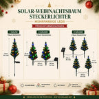 Solarlichter – Baumform, mehrfarbig, Rasenstecker – Bild 5