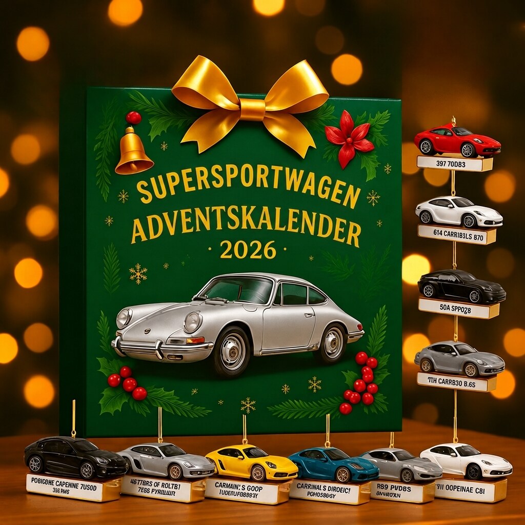 Supercar-Adventskalender – 24 Miniaturmodelle
