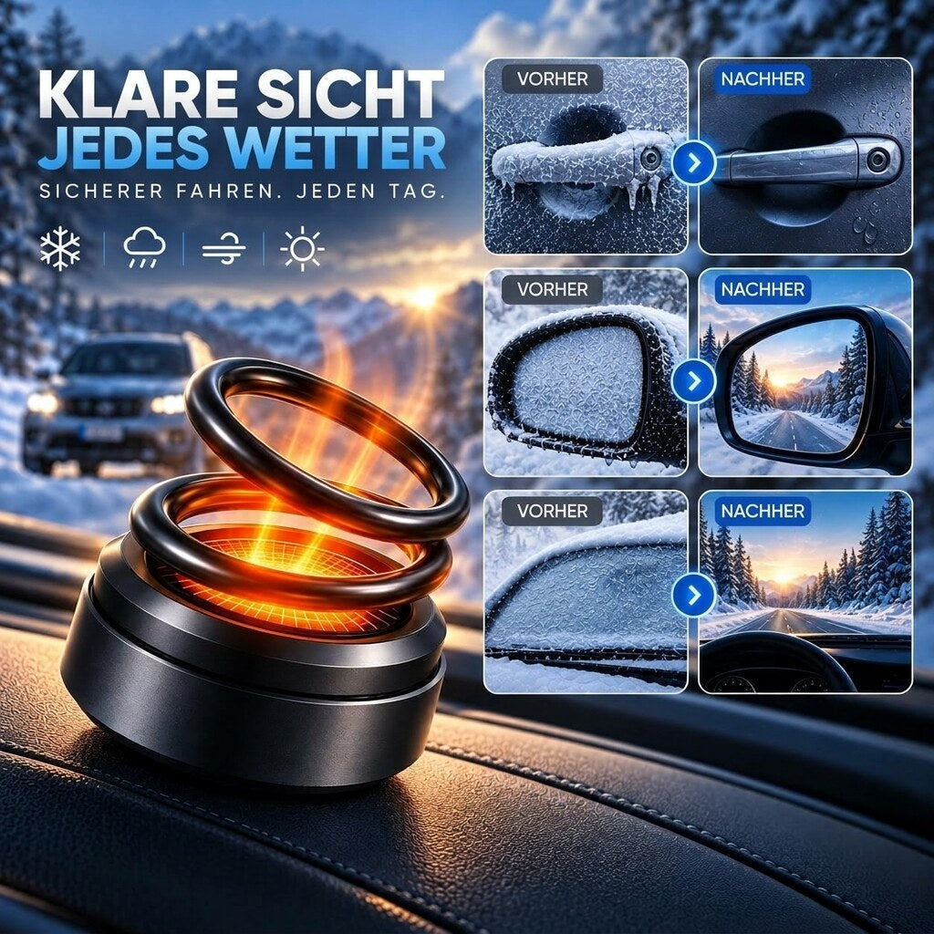 Tragbarer Heizer – solarbetrieben, kompakt