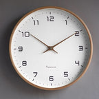Wanduhr – Skandinavisch, Holz, lautlose Bewegung