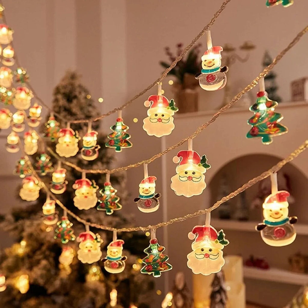 Weihnachtsgirlande – warmweiss, batteriebetrieben – Bild 4