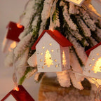 Weihnachtshaus – handgefertigt aus Holz