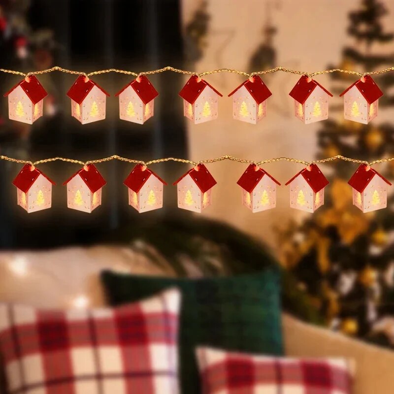 Weihnachtshaus – handgefertigt aus Holz