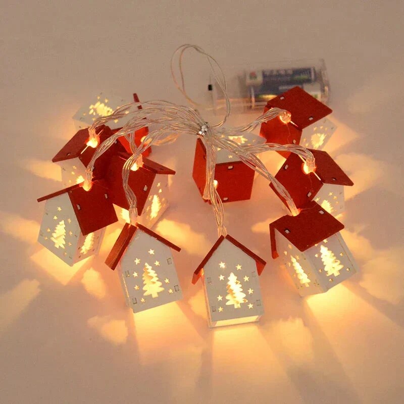 Weihnachtshaus – handgefertigt aus Holz