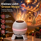 Weihnachtsprojektor – bewegte Motive, kompakt